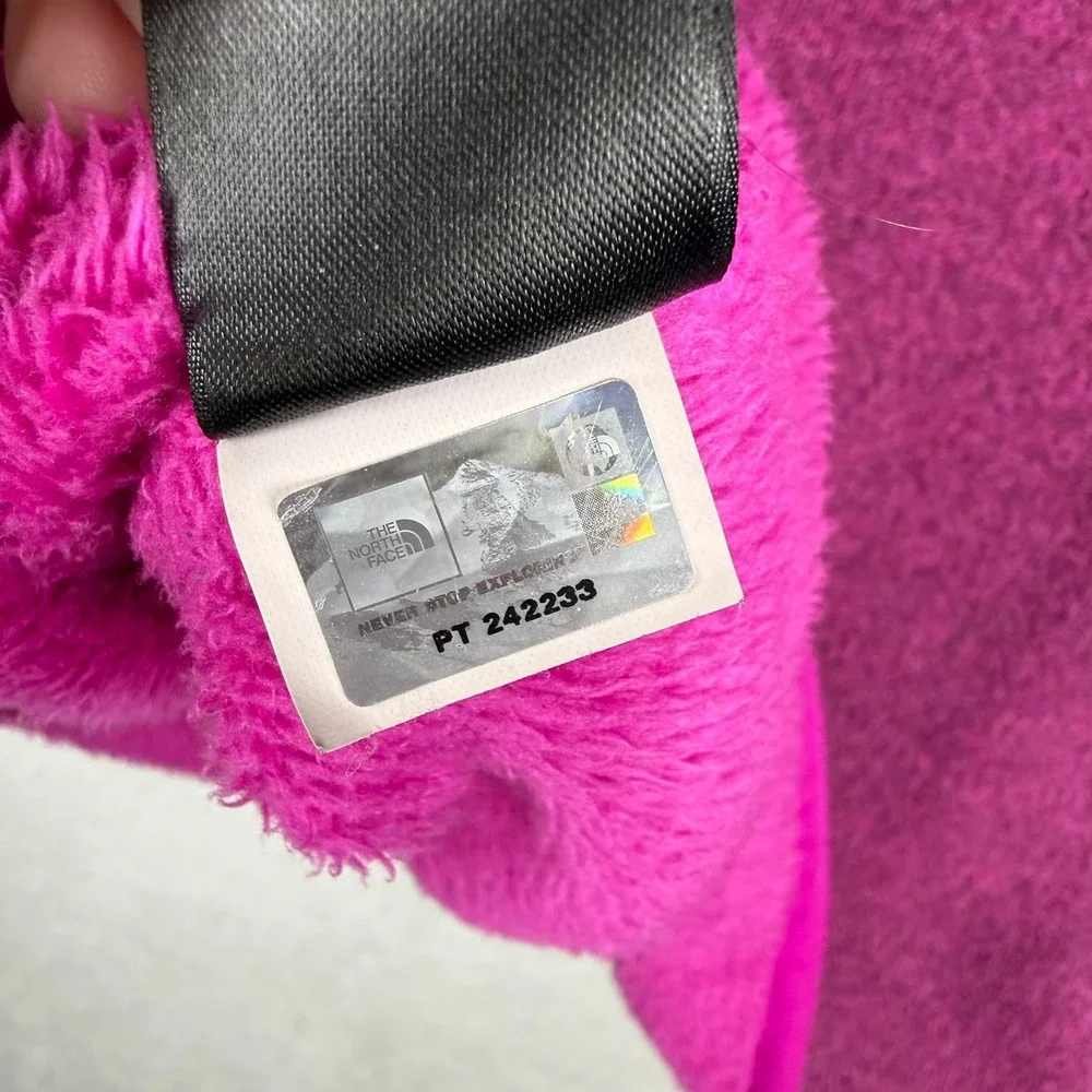 The North Face Girls Kids Pink Fleece Zip Up Jacket Size XL‎ See Description